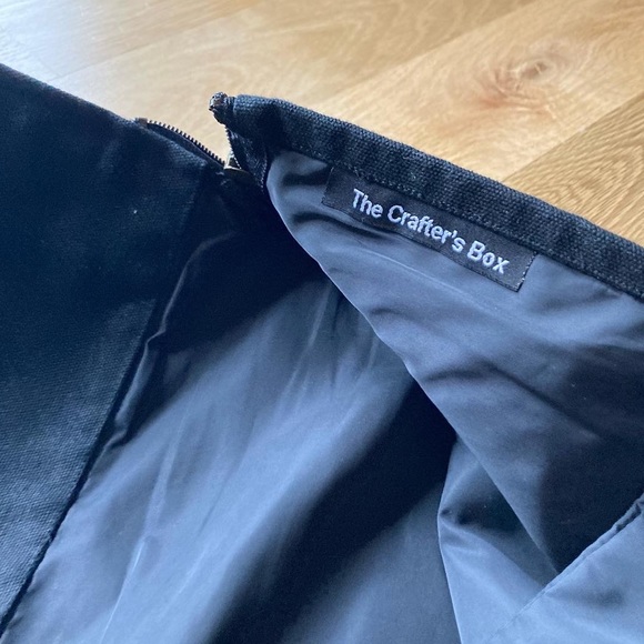 Portfolio Bag Black Canvas + Leather from The Crafter’s Box Ethically Made - Picture 14 of 14